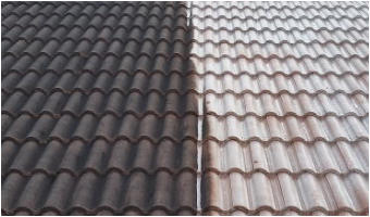 Brighton Roof Cleaning Example - Tiled Roof