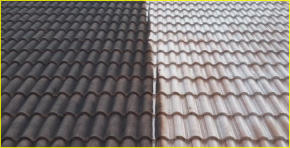 Brighton Roof Cleaning Example - Tiled Roof