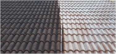 Eastbourne Roof Cleaning Example - Tiled Roof